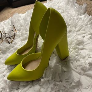 Aldo pumps neon size 9